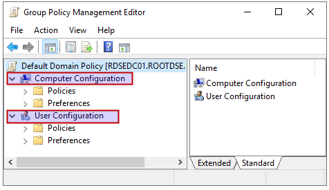 Group Policy Management Editor