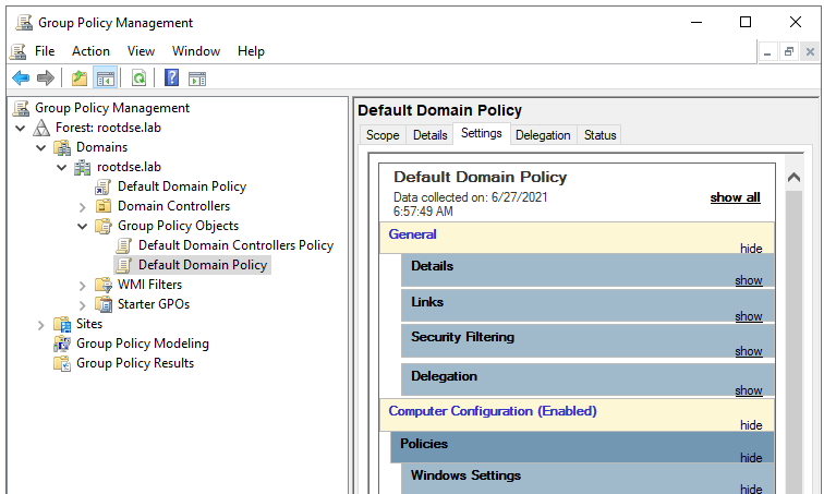 Active Directory Fundamentals Part 3 Group Policies RootDSE