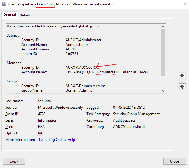 Real-time detection scenarios in Active Directory environments | RootDSE